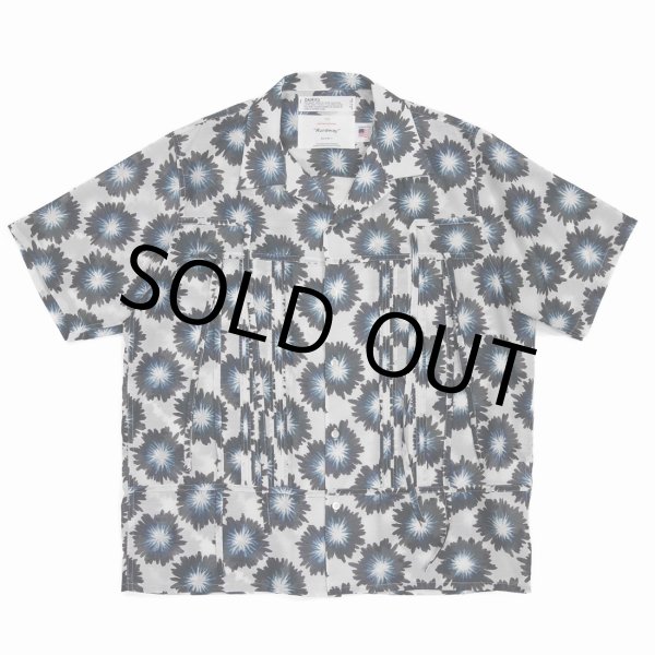 画像1: DAIRIKU/Flower Aloha Shirt（White） 【40%OFF】［フラワーアロハシャツ-23春夏］ (1)