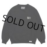 画像: WACKO MARIA/HEAVY WEIGHT SWEAT SHIRT（BLACK）［クルーネックスウェット-23春夏］