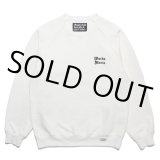 画像: WACKO MARIA/HEAVY WEIGHT SWEAT SHIRT（WHITE）［クルーネックスウェット-23春夏］