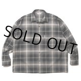 画像: COOTIE PRODUCTIONS/R/C Ombre Check L/S Shirt（Black）［オンブレチェックシャツ-23春夏］