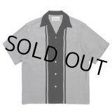 画像: WACKO MARIA/TWO TONE 50'S OPEN COLLAR SHIRT（GRAY）［2トーン50'Sオープンカラーシャツ-23春夏］