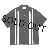 画像: WACKO MARIA/TWO TONE 50'S OPEN COLLAR SHIRT（BLACK）［2トーン50'Sオープンカラーシャツ-23春夏］