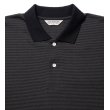 画像2: COOTIE PRODUCTIONS/Open End Yarn Border S/S Polo（Black/Gray）［ボーダーポロ-23春夏］ (2)