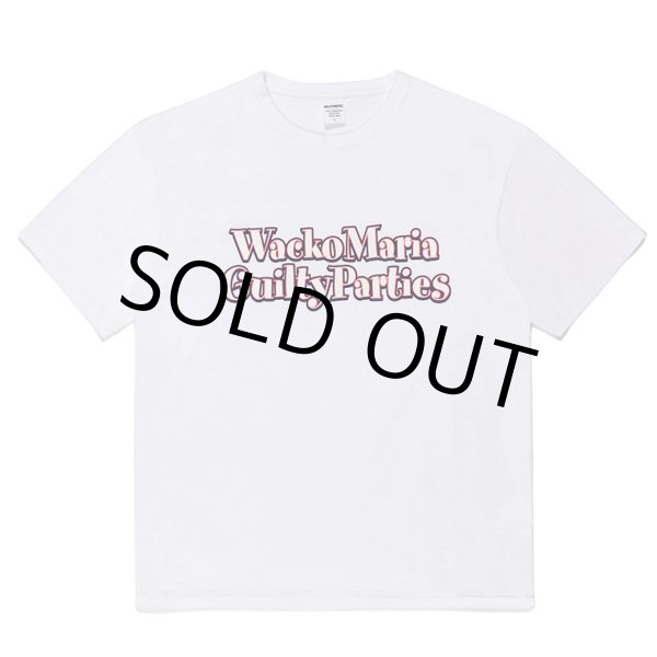 画像1: WACKO MARIA/WASHED HEAVY WEIGHT T-SHIRT（WHITE）［プリントT-23春夏］ (1)