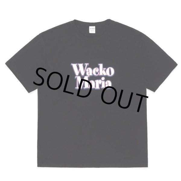 画像1: WACKO MARIA/WASHED HEAVY WEIGHT T-SHIRT（BLACK）［プリントT-23春夏］ (1)