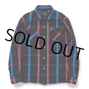 画像: 【40%OFF】RATS/YARN DYED COTTON CHECK SHIRT（BLACK CHECK）［コットンチェックシャツ-23春夏］