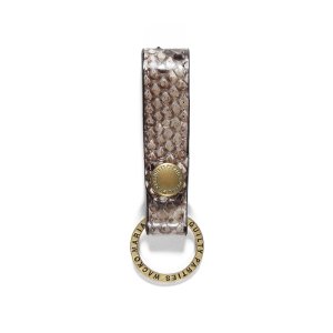 画像: WACKO MARIA/PYTHON LEATHER KEY HOLDER（WHITE）［パイソンレザーキーホルダー-24秋冬］