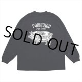 画像: PORKCHOP/PORK BACK L/S TEE（BLACK）［プリント長袖T-23春夏］