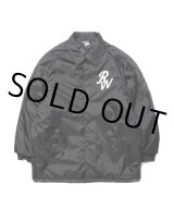 画像: ROTTWEILER/RW ASW COACH JACKET（BLACK） 【30%OFF】［中綿入りコーチJKT-23秋冬］