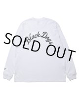 画像: ROTTWEILER/CURSIVE L/S TEE（WHITE）［プリント長袖T-23秋冬］