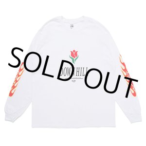 画像: CHALLENGER/L/S DOWNHILL TEE（WHITE）［プリント長袖T-23秋冬］