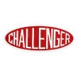 画像1: CHALLENGER/OVAL LOGO MAT（RED）［オーバルロゴマット-23秋冬］ (1)