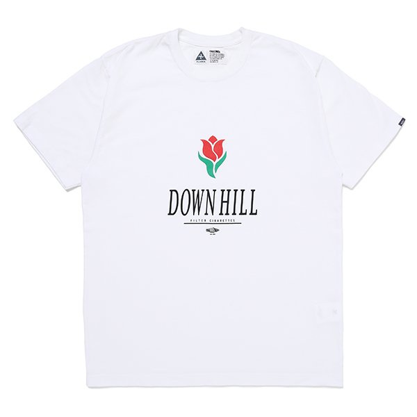 画像1: CHALLENGER/DOWNHILL TEE（WHITE）［プリントT-23秋冬］ (1)