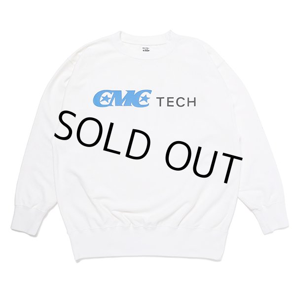 画像2: CHALLENGER/CMC TECH C/N SWEAT（WHITE）［クルーネックスウェット-23秋冬］ (2)