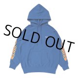 画像: CHALLENGER/FLAMES HOODIE（BLUE）［プルオーバーパーカー-23秋冬］