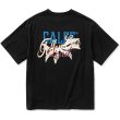 画像1: CALEE/Drop shoulder CALEE FOL logo t-shirt（Black） 【50%OFF】［ドロップショルダーT-23春夏］ (1)