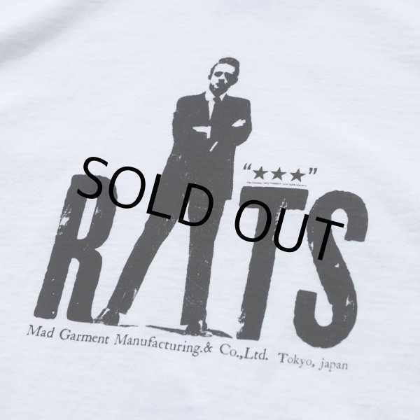 画像4: RATS/CASH TRIM TEE（WHITE）［トリムT-23春夏］ (4)