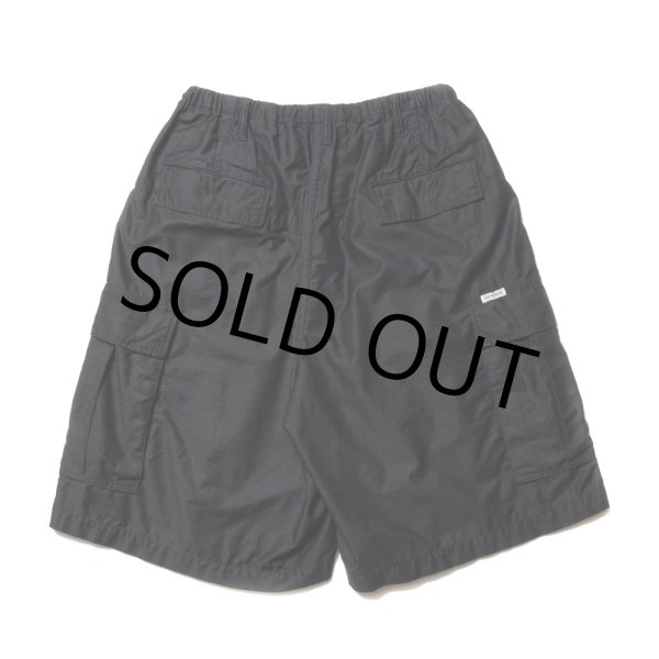 画像2: COOTIE PRODUCTIONS/Back Satin Error Fit Cargo Easy Shorts（Black）［エラーフィットカーゴイージーショーツ-23春夏］ (2)