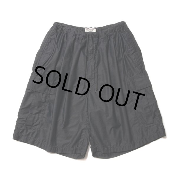 画像1: COOTIE PRODUCTIONS/Back Satin Error Fit Cargo Easy Shorts（Black）［エラーフィットカーゴイージーショーツ-23春夏］ (1)