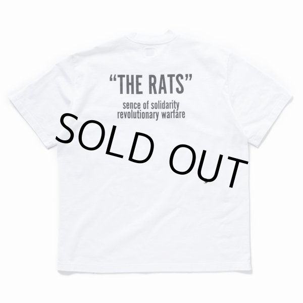 画像1: RATS/MAD GARMENT TEE（WHITE）［プリントT-23春夏］ (1)