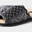 画像7: TIGHTBOOTH/PAISLEY ROOM SANDAL（Black）［ペイズリールームサンダル-23夏］ (7)