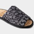 画像6: TIGHTBOOTH/PAISLEY ROOM SANDAL（Black）［ペイズリールームサンダル-23夏］ (6)