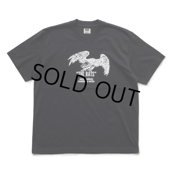 画像1: RATS/EAGLE THE RATS TEE（BLACK） 【30%OFF】［プリントT-23春夏］ (1)