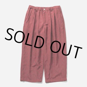 画像: TIGHTBOOTH/CHECKER PLATE BAGGY SLACKS（Red） 【40%OFF】［チェッカープレートバギースラックス-23春夏］