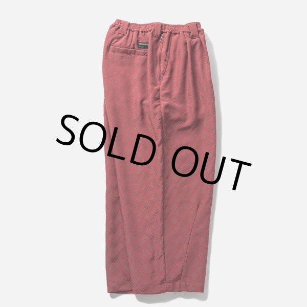 画像2: TIGHTBOOTH/CHECKER PLATE BAGGY SLACKS（Red） 【40%OFF】［チェッカープレートバギースラックス-23春夏］ (2)