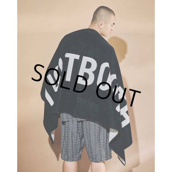 画像5: TIGHTBOOTH/LOGO BEACH TOWEL（Black） 【20%OFF】［ビーチタオル-23夏］ (5)