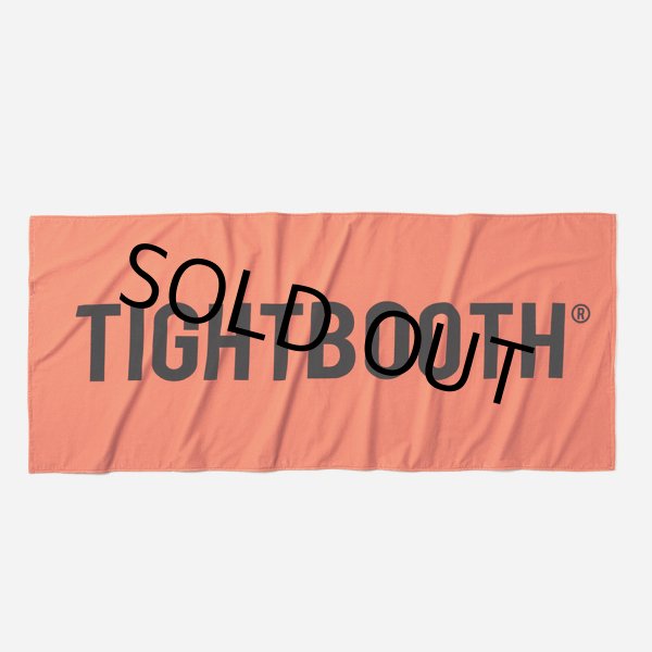 TIGHTBOOTH/LOGO BEACH TOWEL（Orange）［ビーチタオル-23夏］ - JONAS