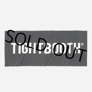 画像: TIGHTBOOTH/LOGO BEACH TOWEL（Black） 【20%OFF】［ビーチタオル-23夏］