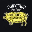 画像3: PORKCHOP/PORK BACK TEE（BLACK）［プリントT-23春夏］ (3)