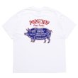 画像1: PORKCHOP/PORK BACK TEE（WHITE）［プリントT-23春夏］ (1)