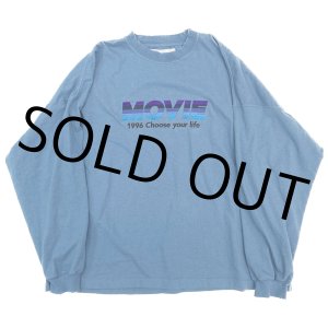 画像: DAIRIKU/"MOVIE" Tee（Aqua）［刺繍長袖T-23秋冬］