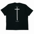 画像1: RATS/CROSS TEE（BLACK）［プリントT-23春夏］ (1)