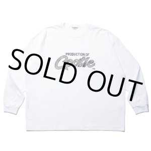 画像: COOTIE PRODUCTIONS/Embroidery Oversized L/S Tee（PRODUCTION OF COOTIE）（Off White）［オーバーサイズ長袖T-23秋冬］