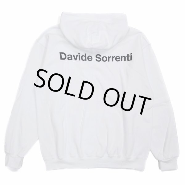 画像2: WACKO MARIA/DAVIDE SORRENTI / HOODED SWEAT SHIRT（WHITE）［プルオーバーパーカー-23秋冬］ (2)