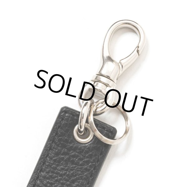 画像2: CALEE/STUDS LEATHER ASSORT KEY RING -TYPE I- C（BLACK C）［スタッズレザーキーリング-23秋冬］ (2)