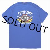 画像: PORKCHOP/3D B&S TEE（BLUE）［プリントT-23秋冬］