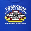 画像4: PORKCHOP/3D B&S TEE（BLUE）［プリントT-23秋冬］ (4)