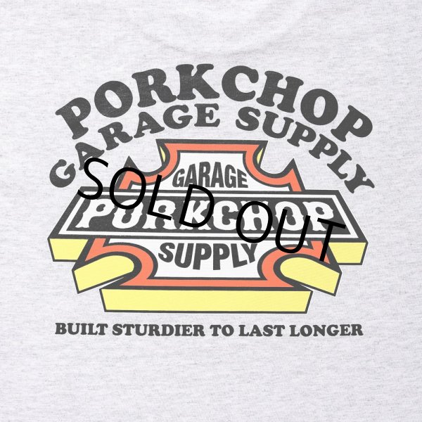 画像4: PORKCHOP/3D B&S TEE（GRAY）［プリントT-23秋冬］ (4)