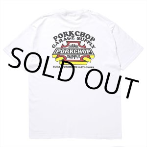 画像: PORKCHOP/3D B&S TEE（WHITE）［プリントT-23秋冬］