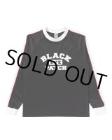 画像: BlackEyePatch/COLLEGE LOGO AREACODE JERSEY L/S TEE（BLACK）