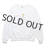 画像: WACKO MARIA/SWEAT SHIRT（WHITE）［クルーネックスウェット-23秋冬］