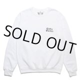 画像: WACKO MARIA/SWEAT SHIRT（WHITE）［クルーネックスウェット-23秋冬］