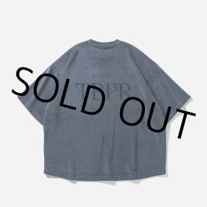 画像: TIGHTBOOTH/STRAIGHT UP VELOUR T-SHIRT（Navy） 【30%OFF】［ベロアT-23秋冬］