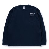 画像: RATS/MGMC POCKET LS TEE（NAVY） 【30%OFF】［プリント長袖ポケT-23秋冬］