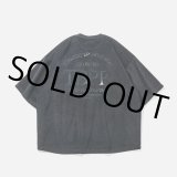 画像: TIGHTBOOTH/STRAIGHT UP VELOUR T-SHIRT（Black） 【20%OFF】［ベロアT-23秋冬］