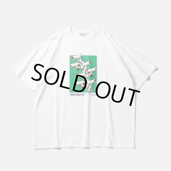 画像1: TIGHTBOOTH/SECURITY LEVEL ∞ T-SHIRT（White） 【30%OFF】［プリントT-23秋冬］ (1)